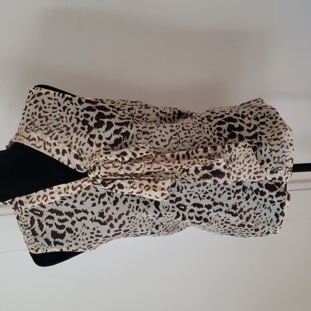 Cheetah Print Blouse